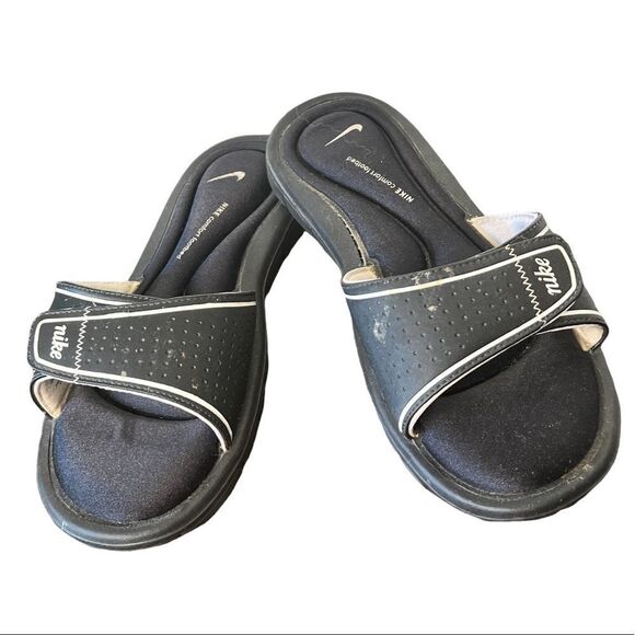Nike Comfort Footbed Velcro Slides - Picture 1 of 6
